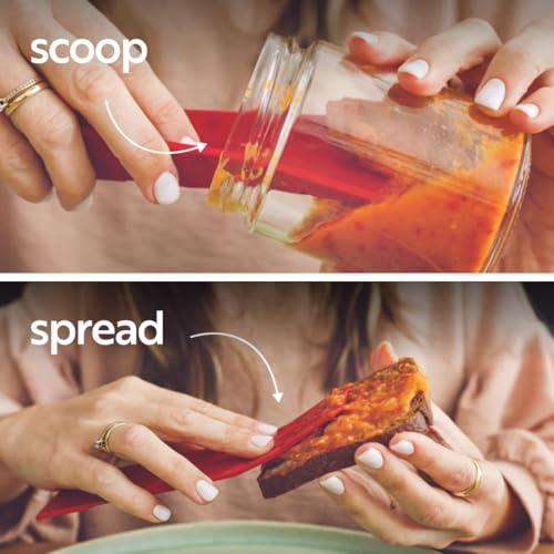 POLYGONS FLAT 3IN1 FOLDING MEASURING SPOONS  2 Spoons with 6 Different Sizes Black