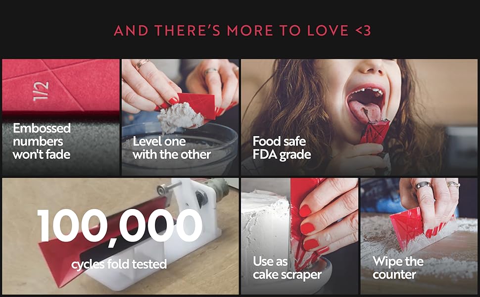 SmartFlat™ - Αναδιπλούμενη Μεζούρα-Κουτάλι για τη Μαγειρική