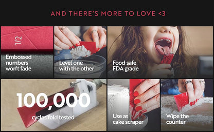 SmartFlat™ - Αναδιπλούμενη Μεζούρα-Κουτάλι για τη Μαγειρική